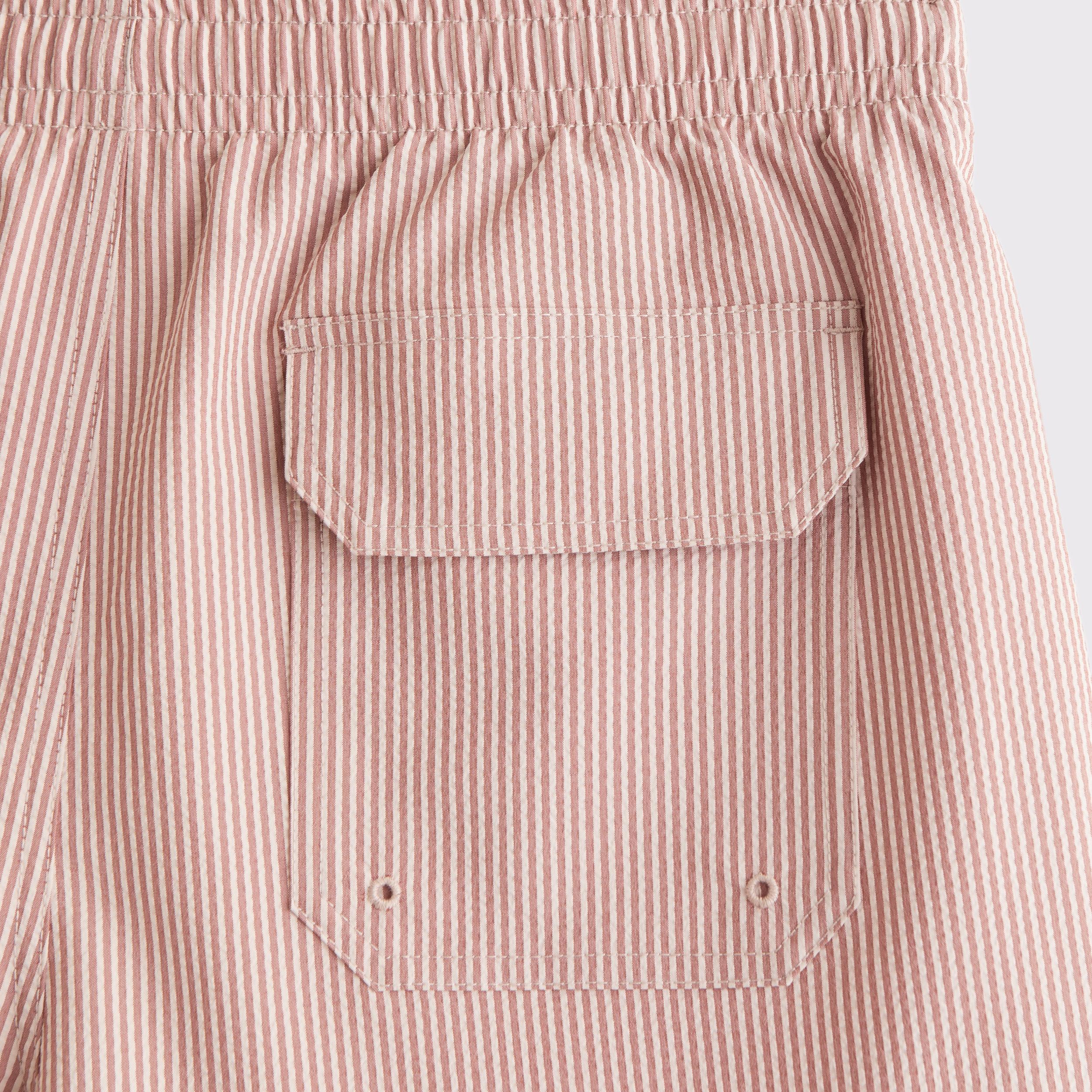 Pull-On Micro-Seersucker Swim Trunk Product Image