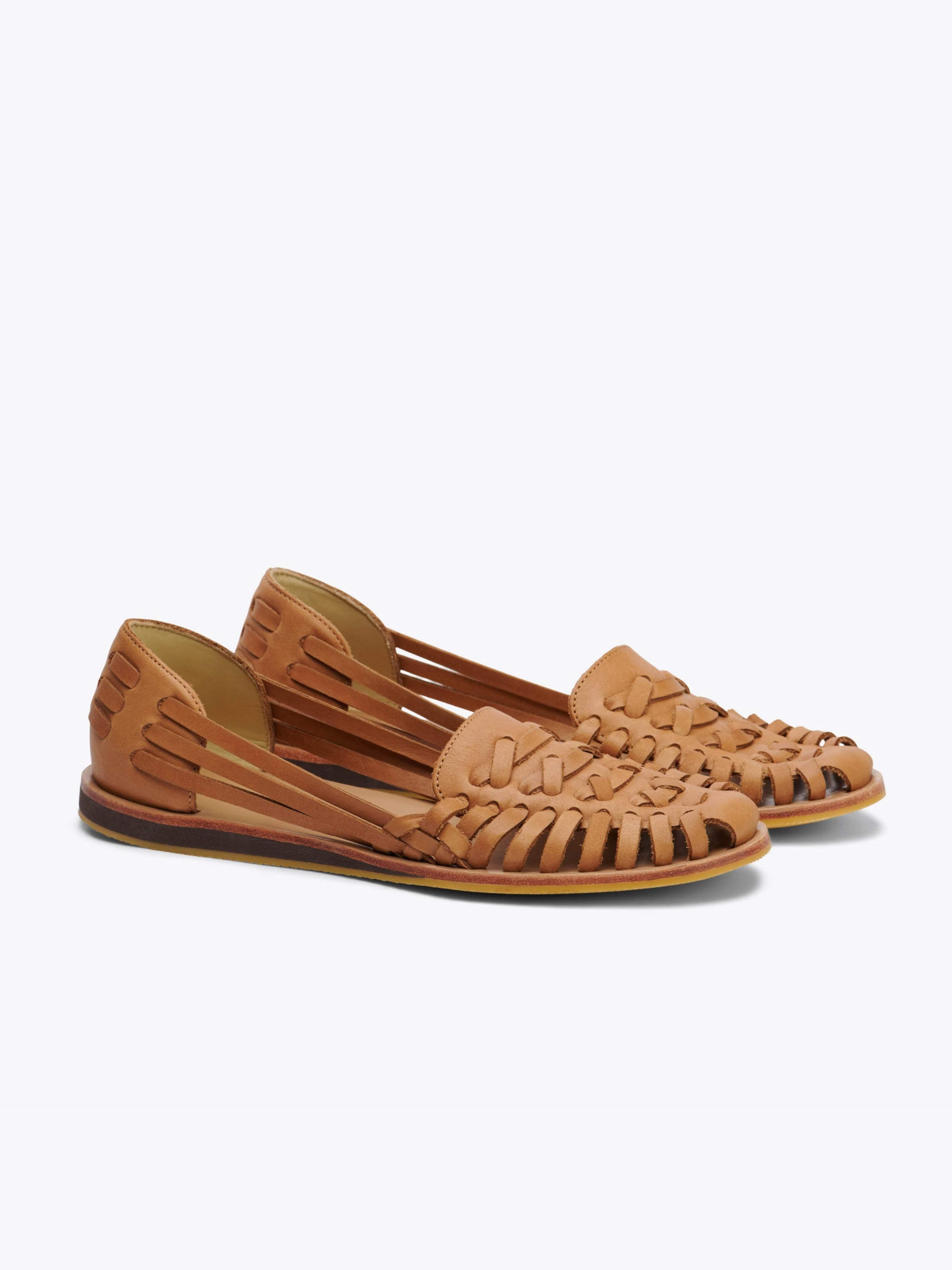 Nisolo Huarache Sandals - Almond Female Product Image