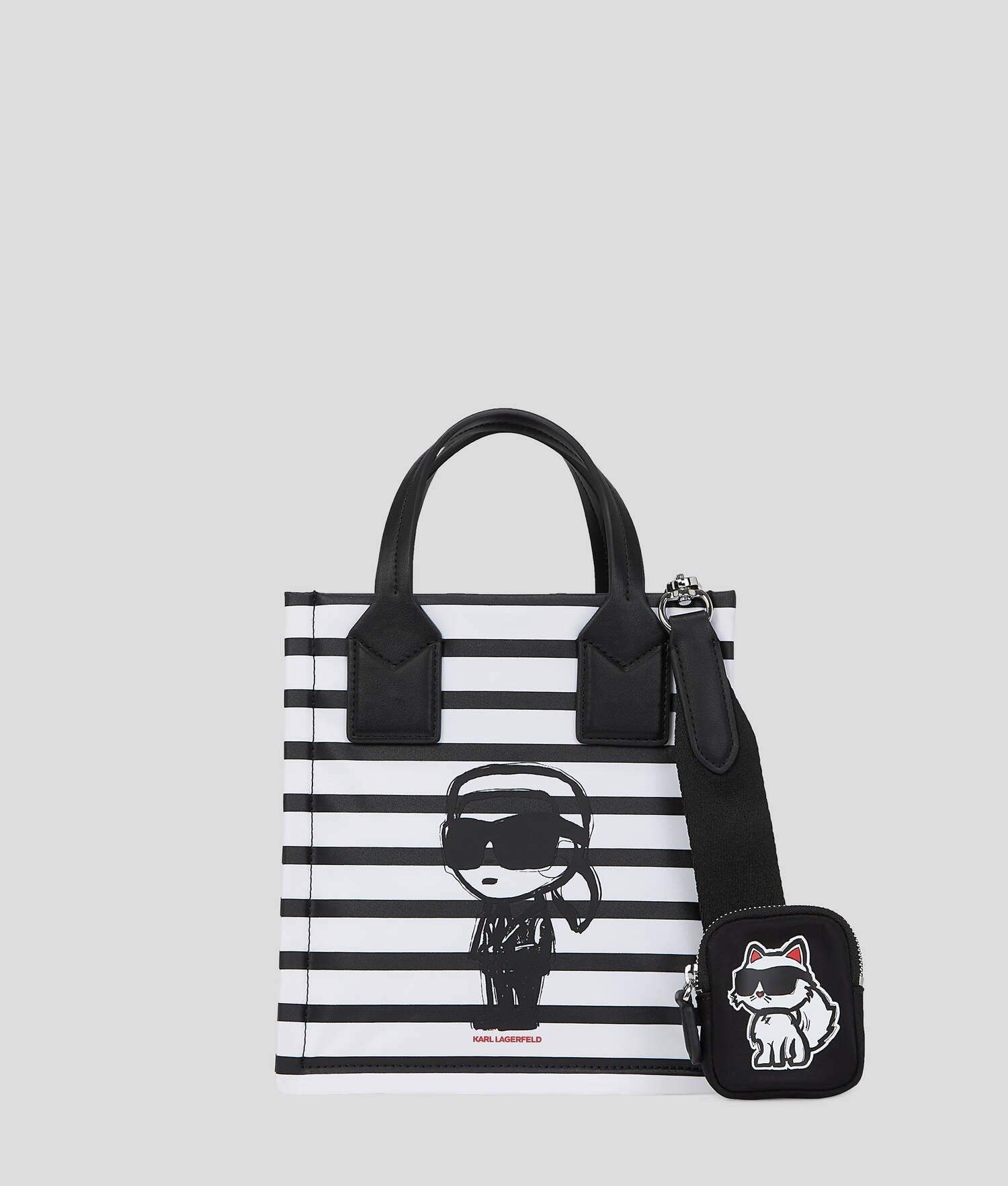 IKON STRIPED SMALL TOTE BAG Product Image