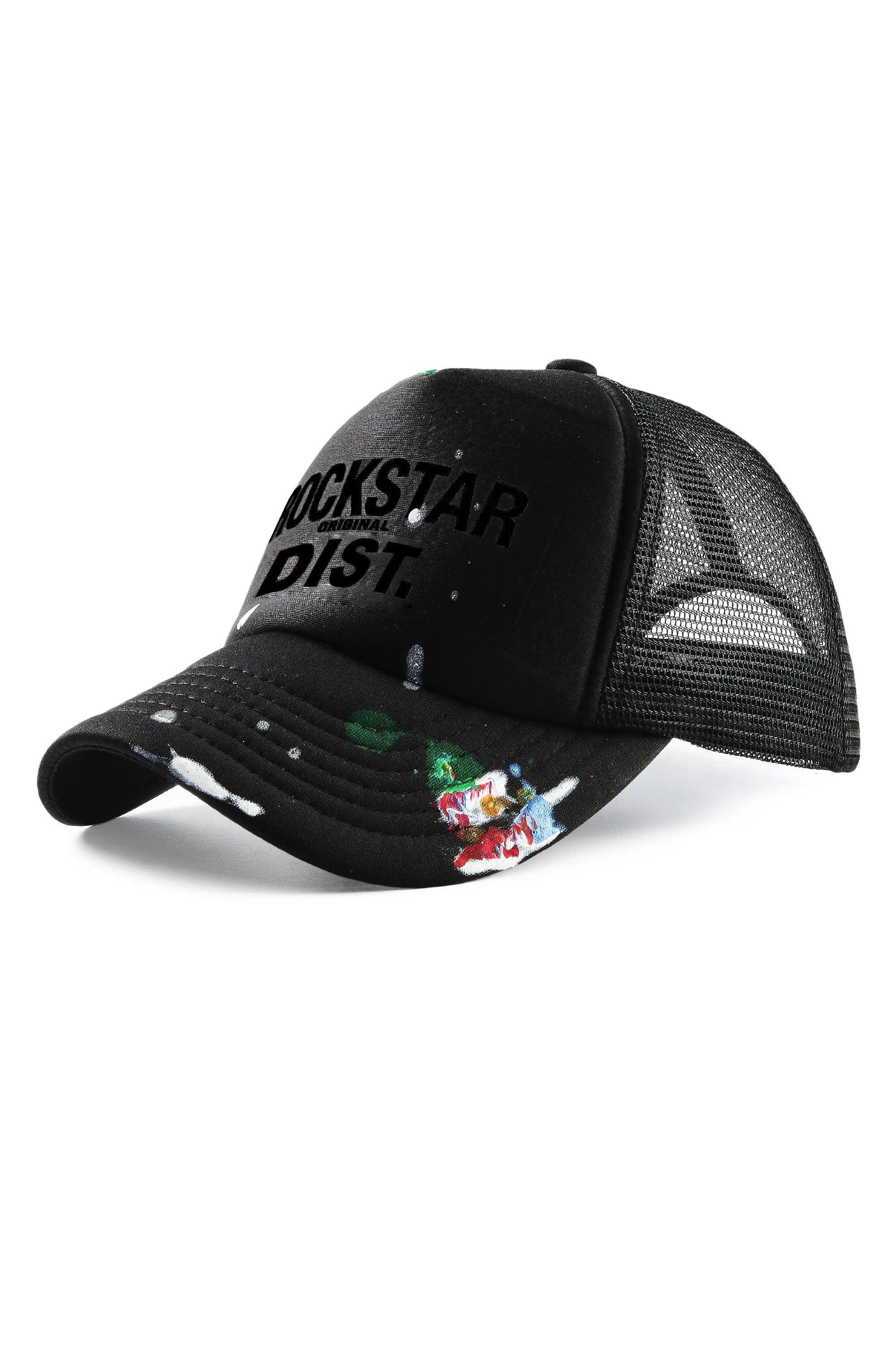 Neptune Black/Black Trucker Hat Male Product Image