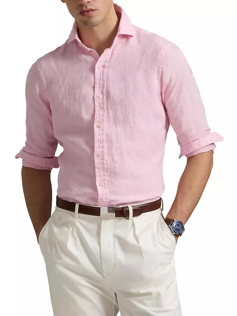 Classic-Fit Linen Shirt Product Image