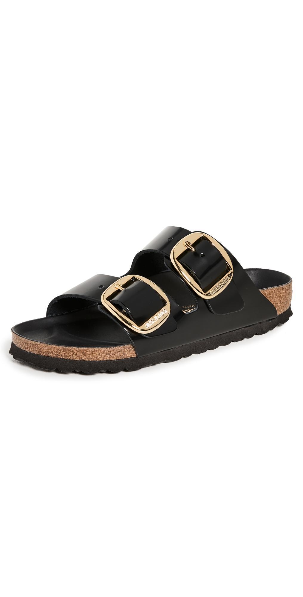 Birkenstock Womens Arizona Big Buckle High Shine Slide Sandals Product Image