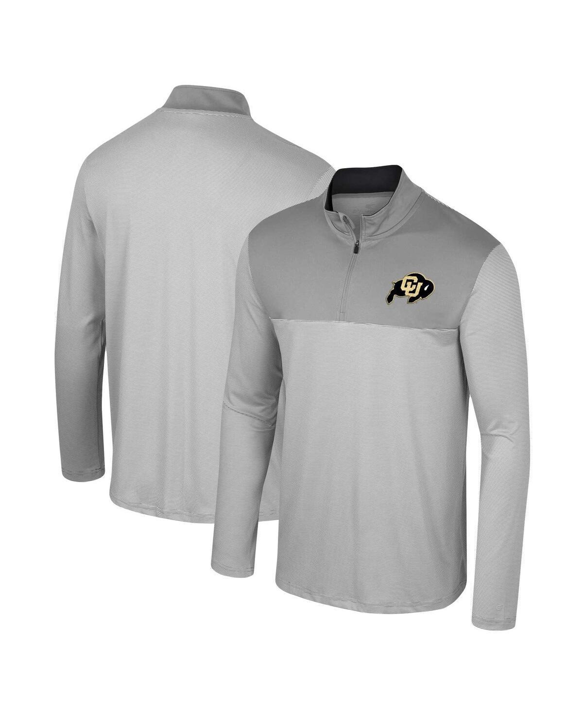 Mens Colosseum Gray Texas A&M Aggies Tuck Quarter-Zip Top Product Image