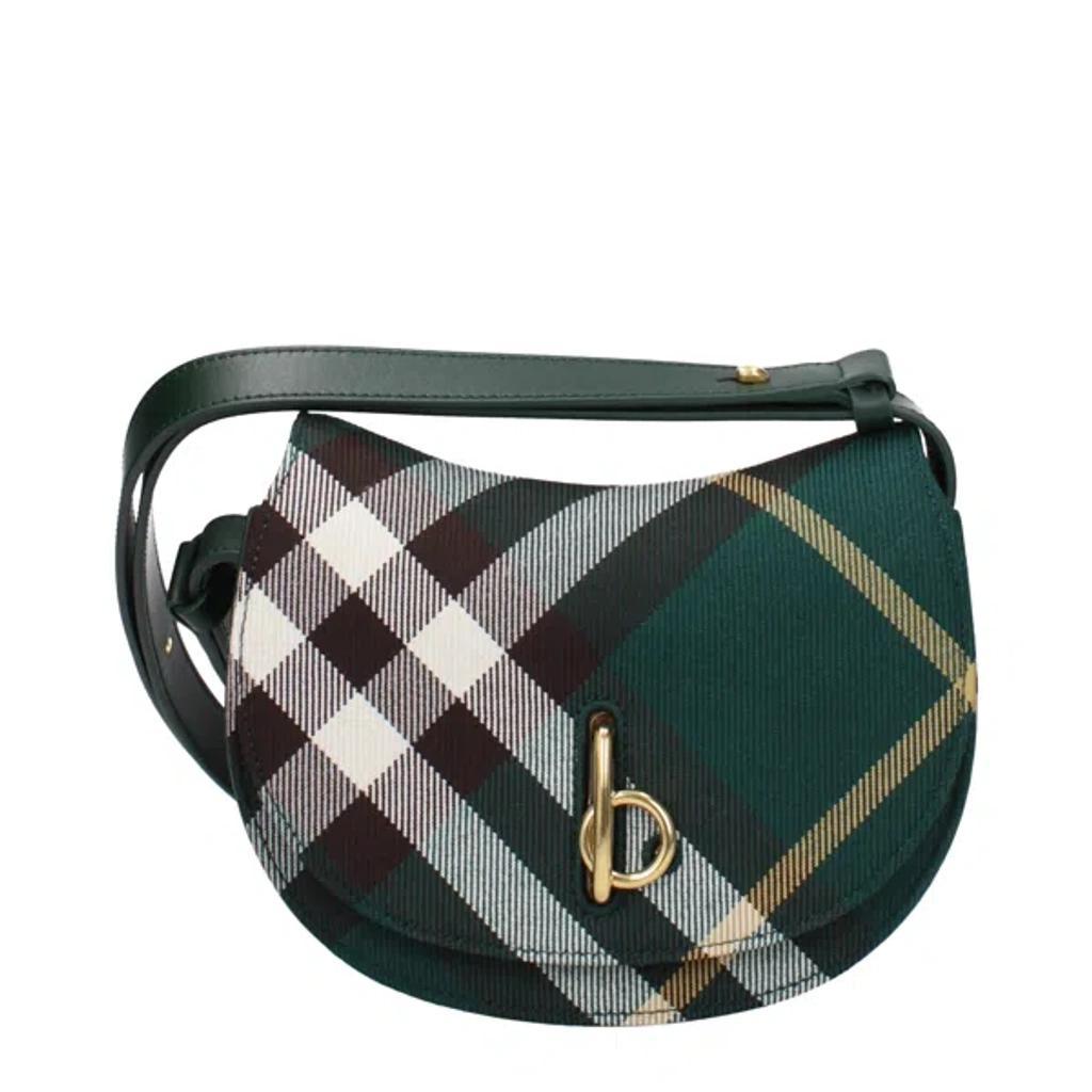 BURBERRY Shoulder Bag  Woman Color Green Product Image