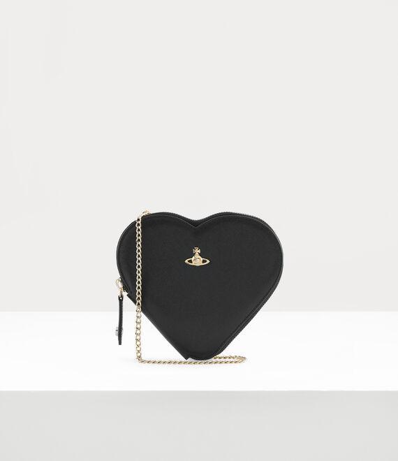 VIVIENNE WESTWOOD New Heart Crossbody In Black Product Image