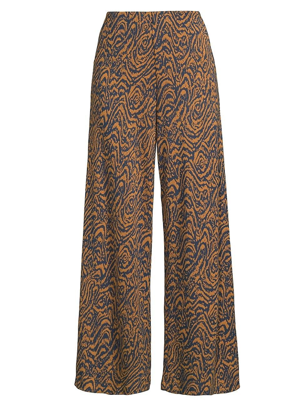 Womens Pirista Wide-Leg Printed Pants Product Image