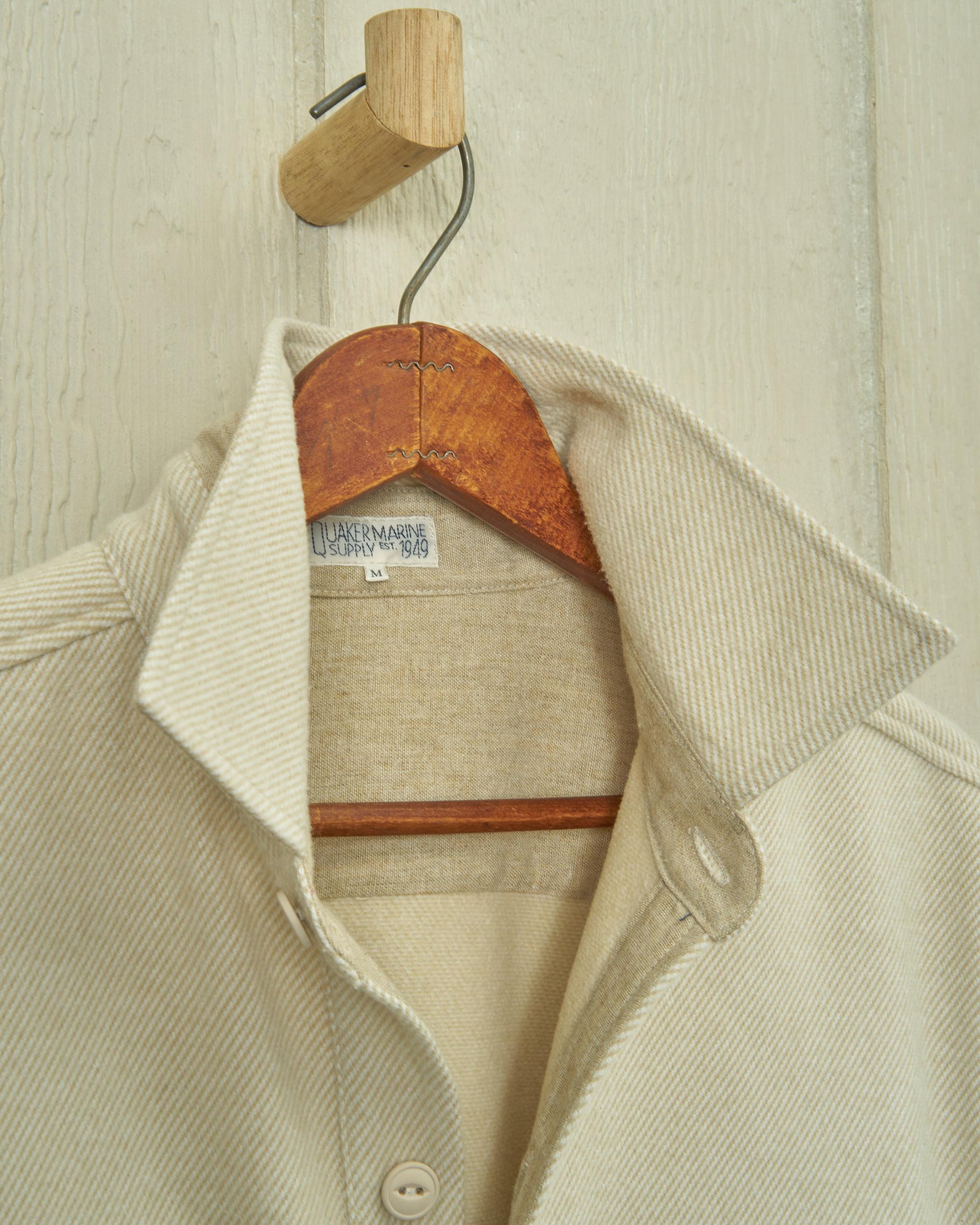 Fleece Overshirt in Sand Product Image