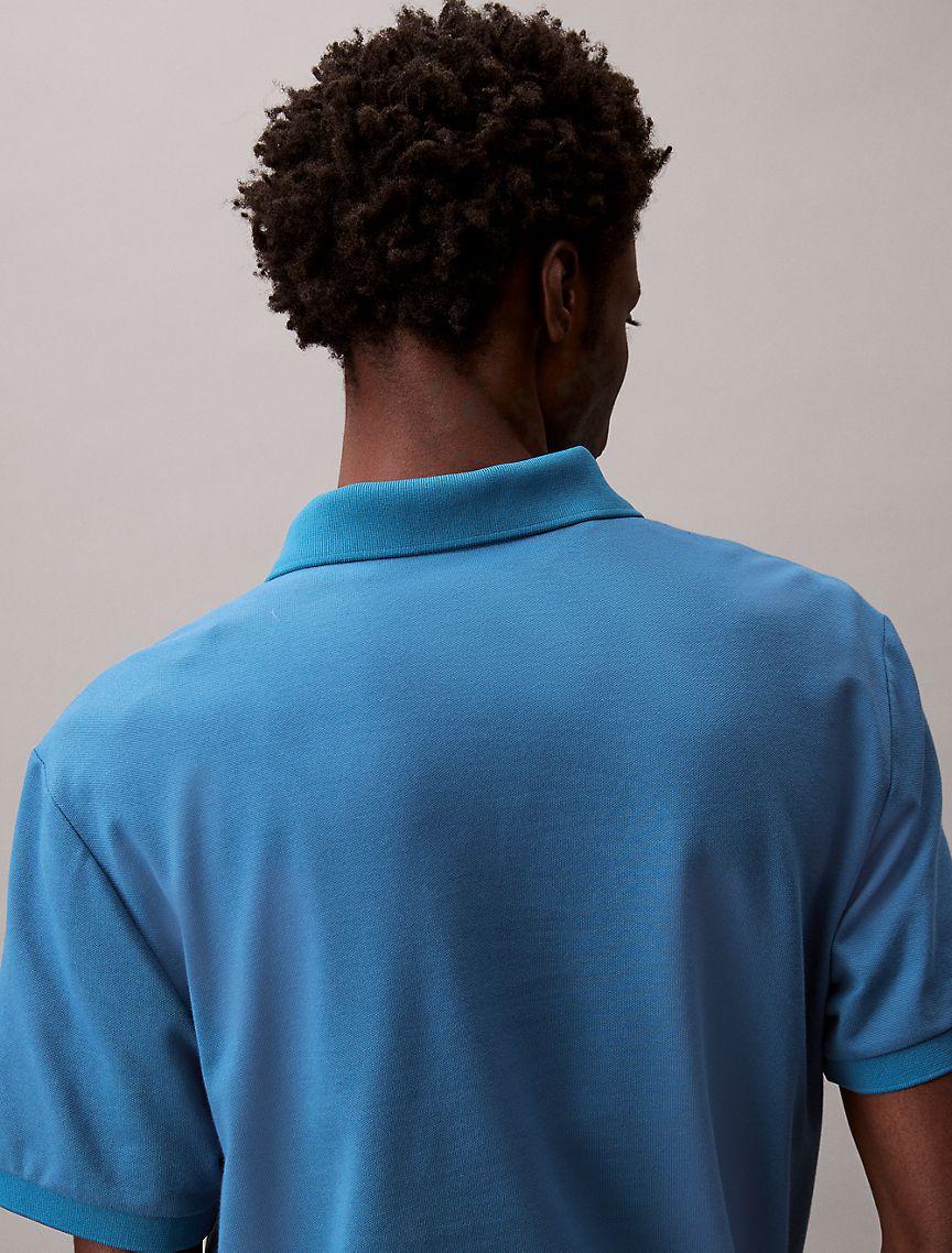 Tech Pique Zip Polo Shirt Product Image