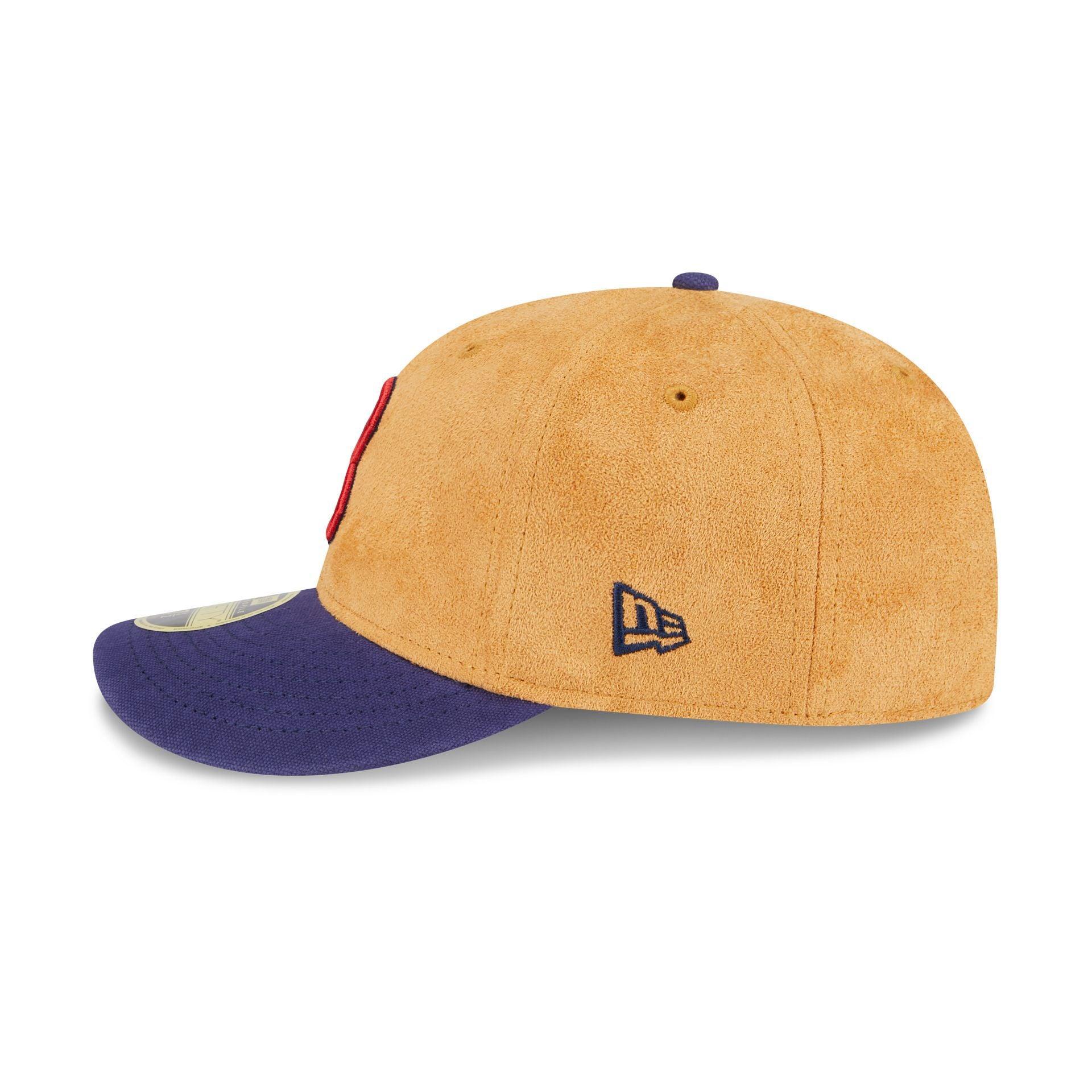 Boston Red Sox Tan Texture Low Profile 59FIFTY Fitted Hat Male Product Image