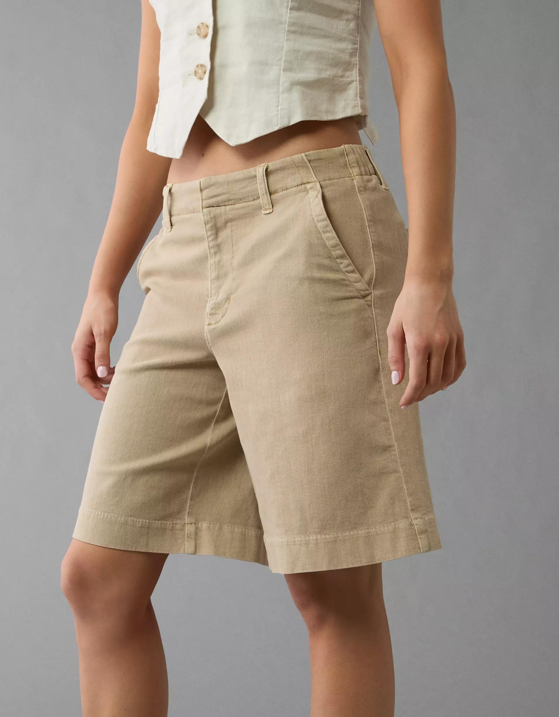 AE 11" Stretch High-Waisted Trouser Short Product Image