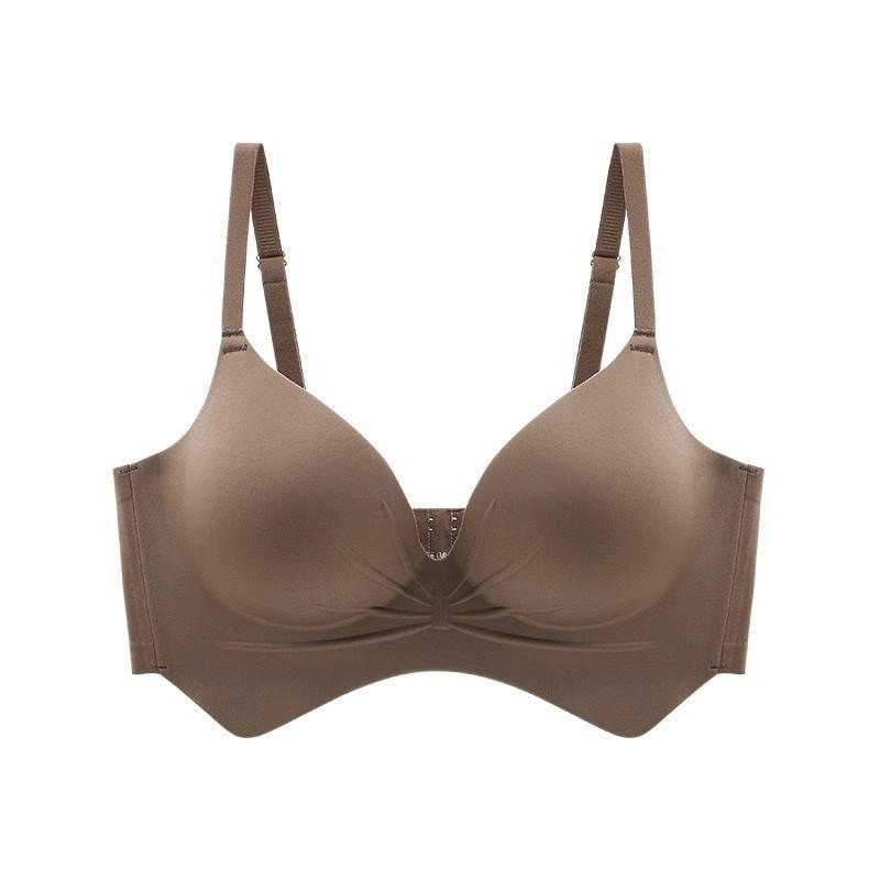 Plain Seamless Push-Up Bra Product Image