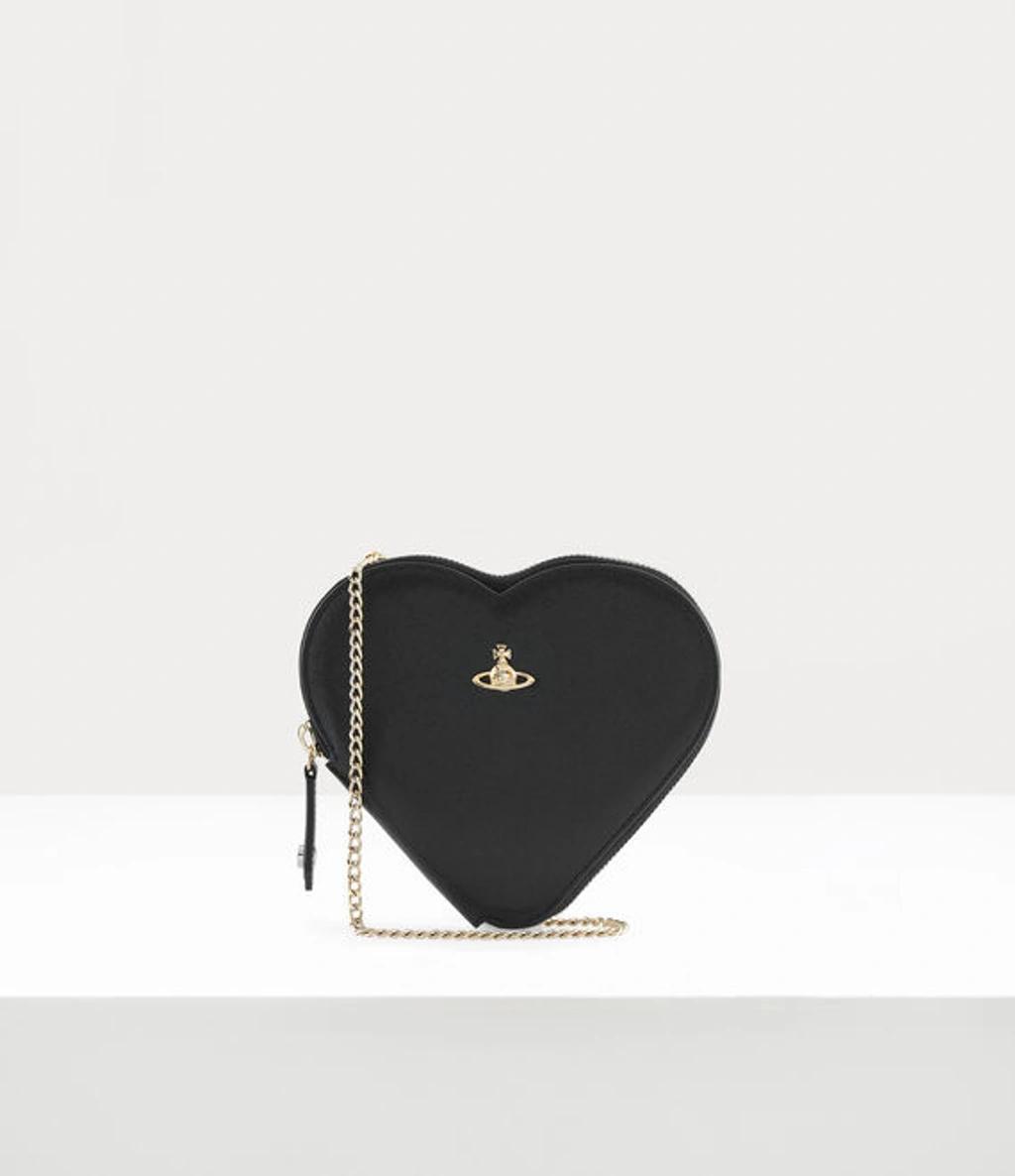 VIVIENNE WESTWOOD New Heart Crossbody In Black Product Image