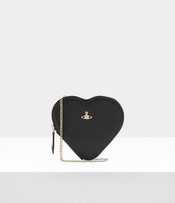 VIVIENNE WESTWOOD New Heart Crossbody In Black Product Image