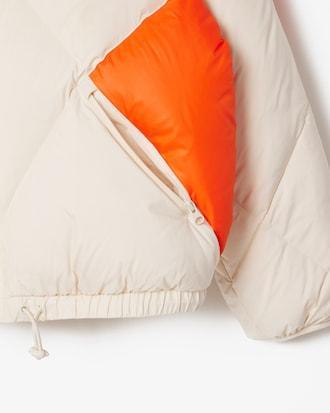 Short Oversized Hooded Puffed Jacket Product Image