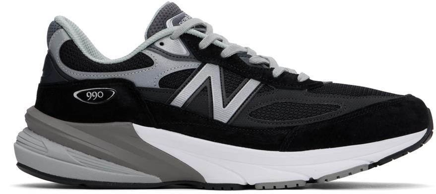 NEW BALANCE 990v6 Made In Usa Black With White Men's Running Shoes M990bk6 Product Image