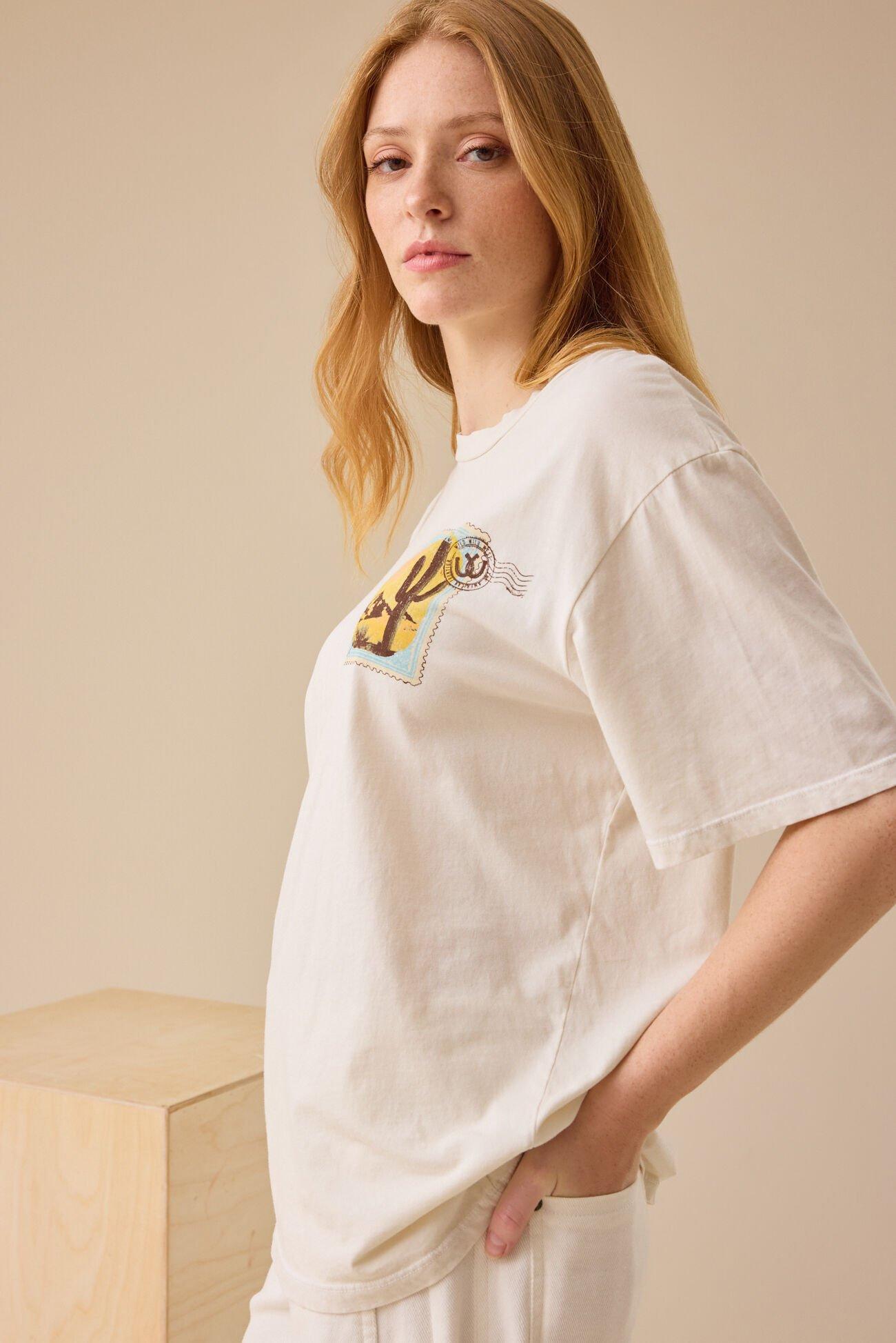 Postcard Oversized Graphic Tee Product Image