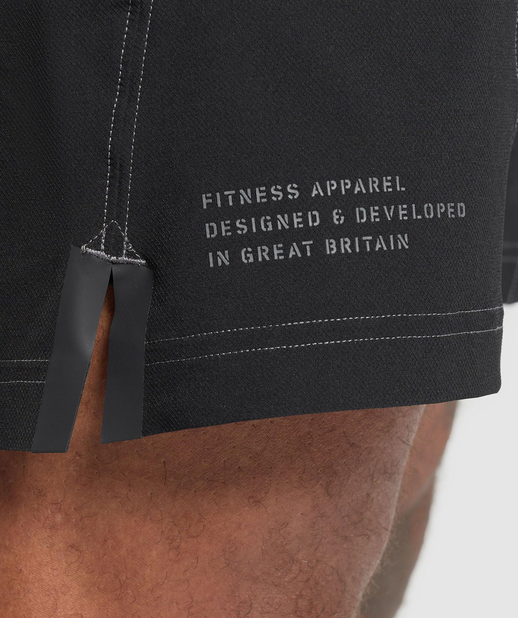 Gymshark Tactical 6" Short - Black Male Product Image