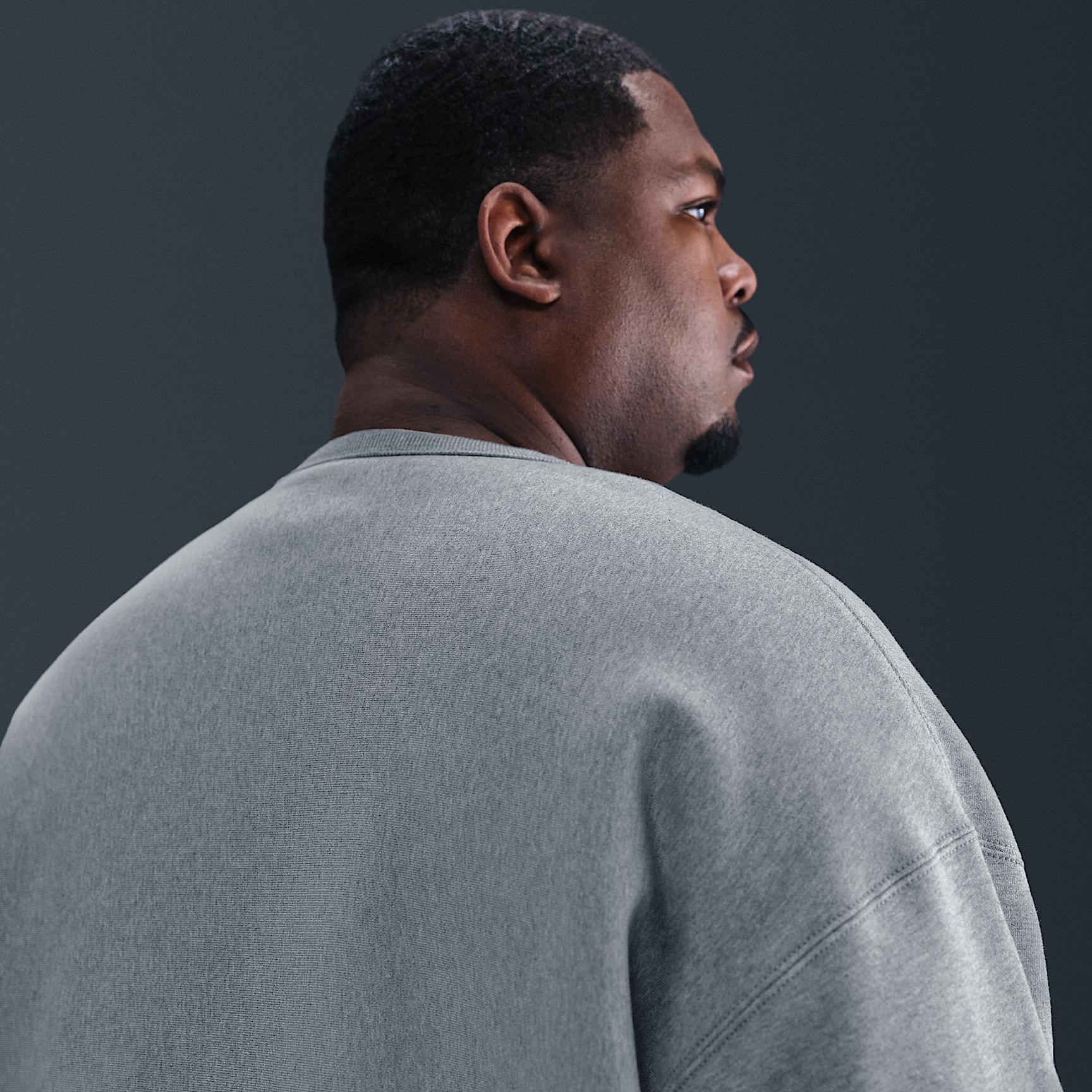 Nike Mens Solo Swoosh Fleece Crew | HV1086-063 Product Image