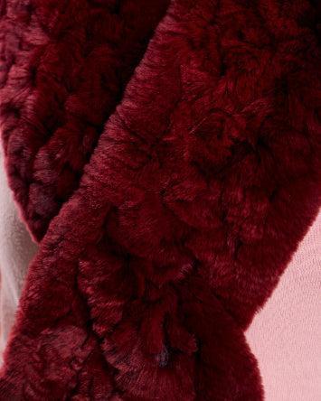 Knitted Rex Rabbit Scarf Product Image