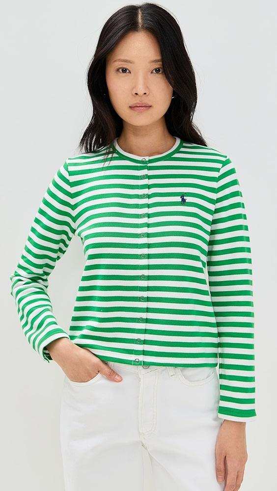 Polo Ralph Lauren Stripe Terry Cardigan | Shopbop Product Image