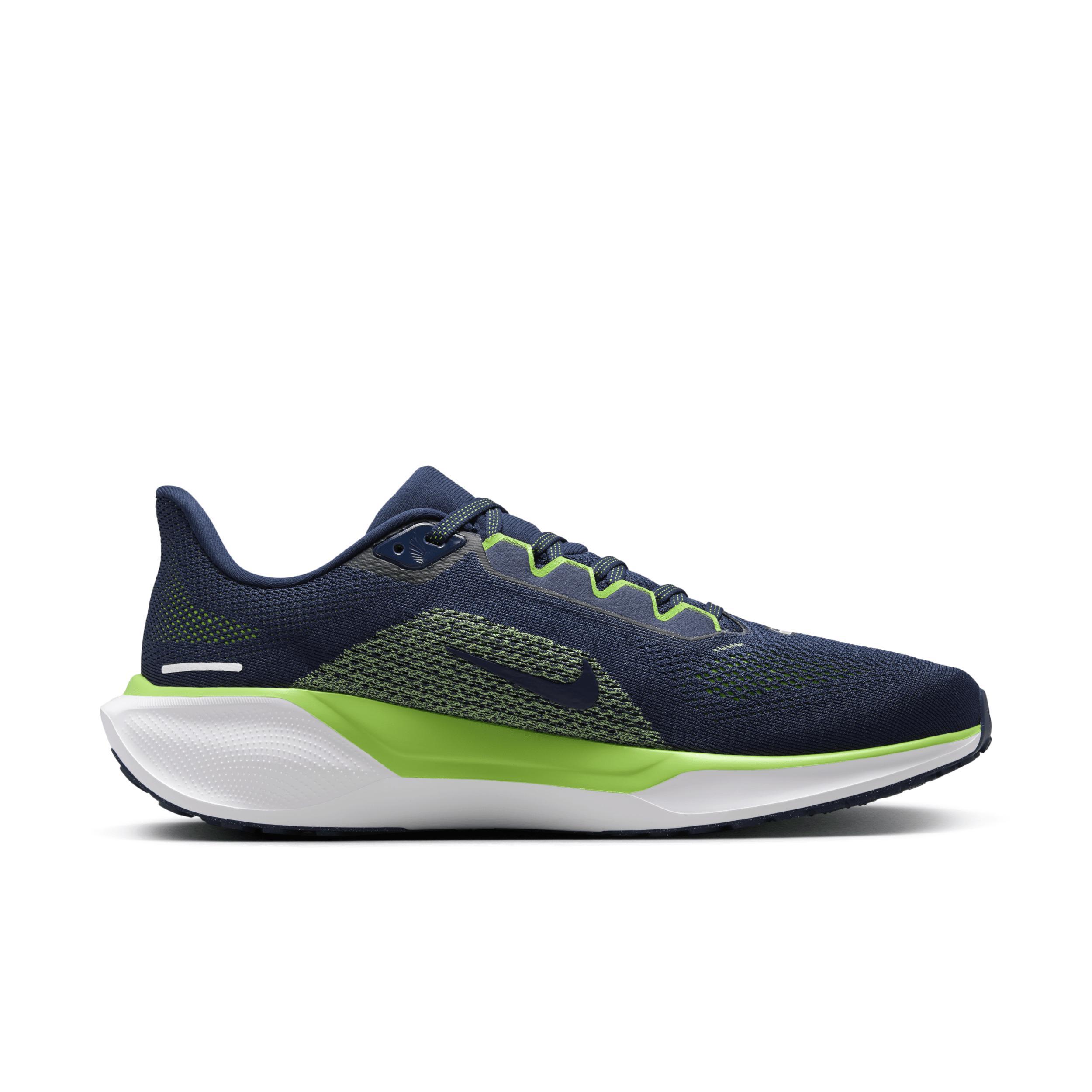 Nike Men's Pegasus 1 NFL Seattle Seahawks Road Running Shoes Product Image