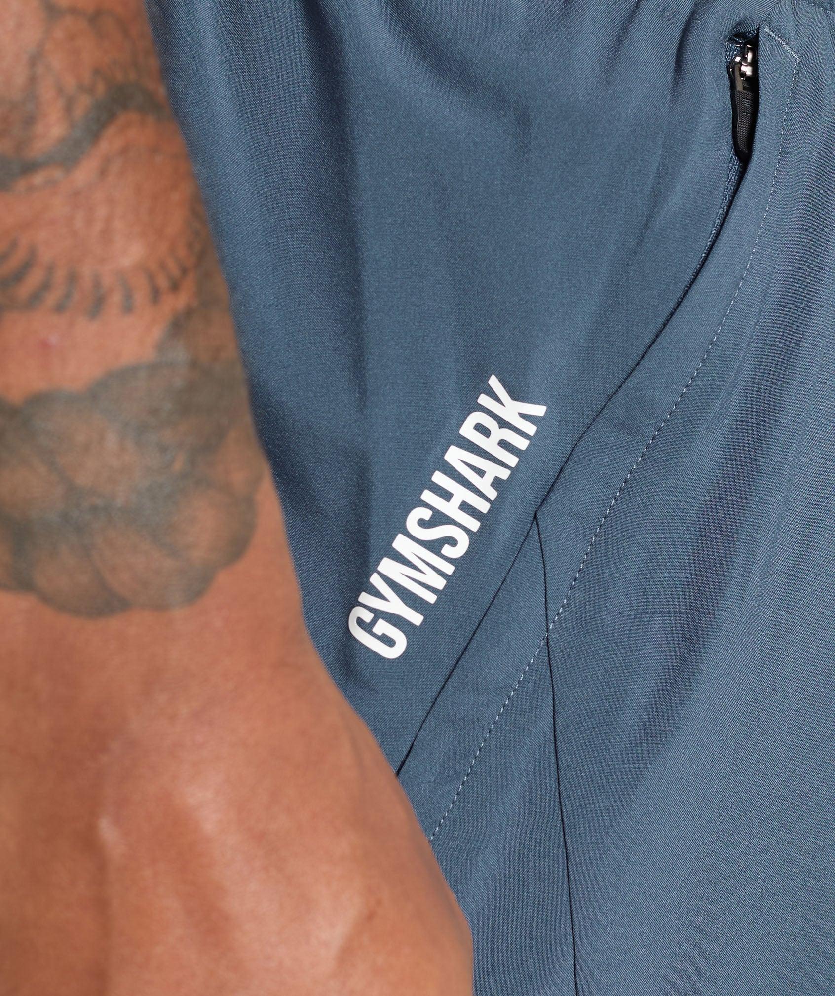 Gymshark Sport 5" 2 in 1 Shorts - Cargo Blue/Dark Grey Male Product Image