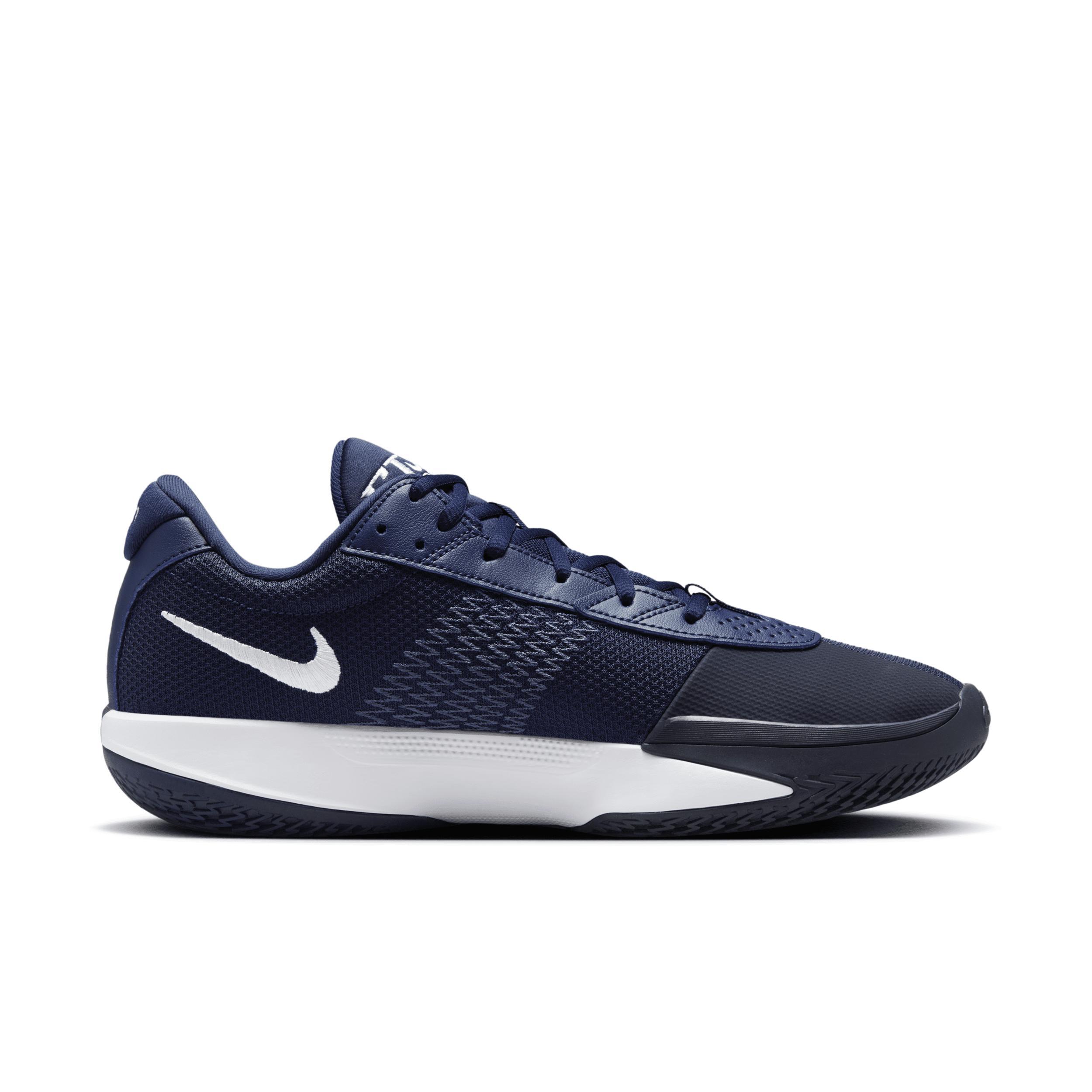 Nike Mens Air Zoom G.T. Cut Academy TB - Basketball Shoes Dark Obsidian/White/College Navy Product Image