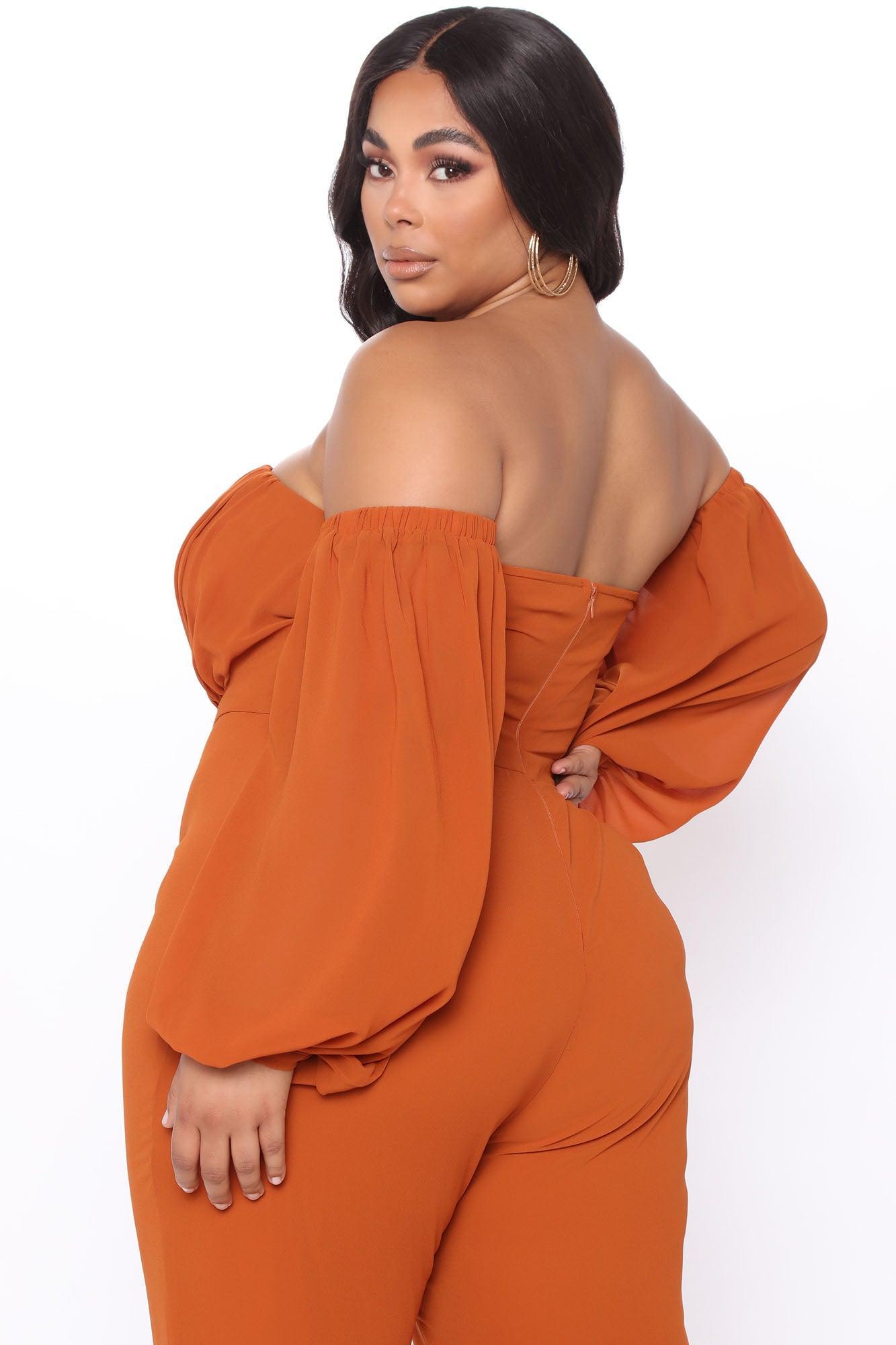 Spice It Up Jumpsuit - Brown Product Image