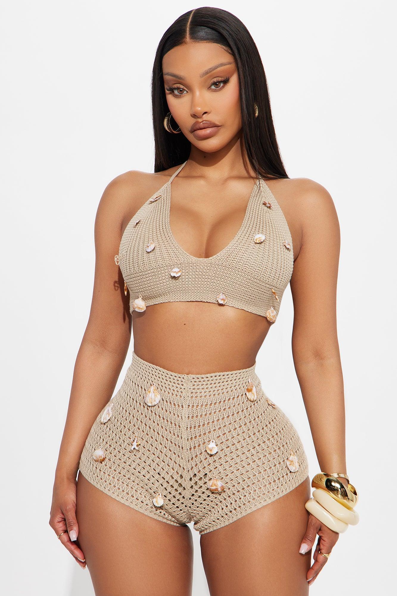 Seashell Dreams Crochet Top - Natural Product Image