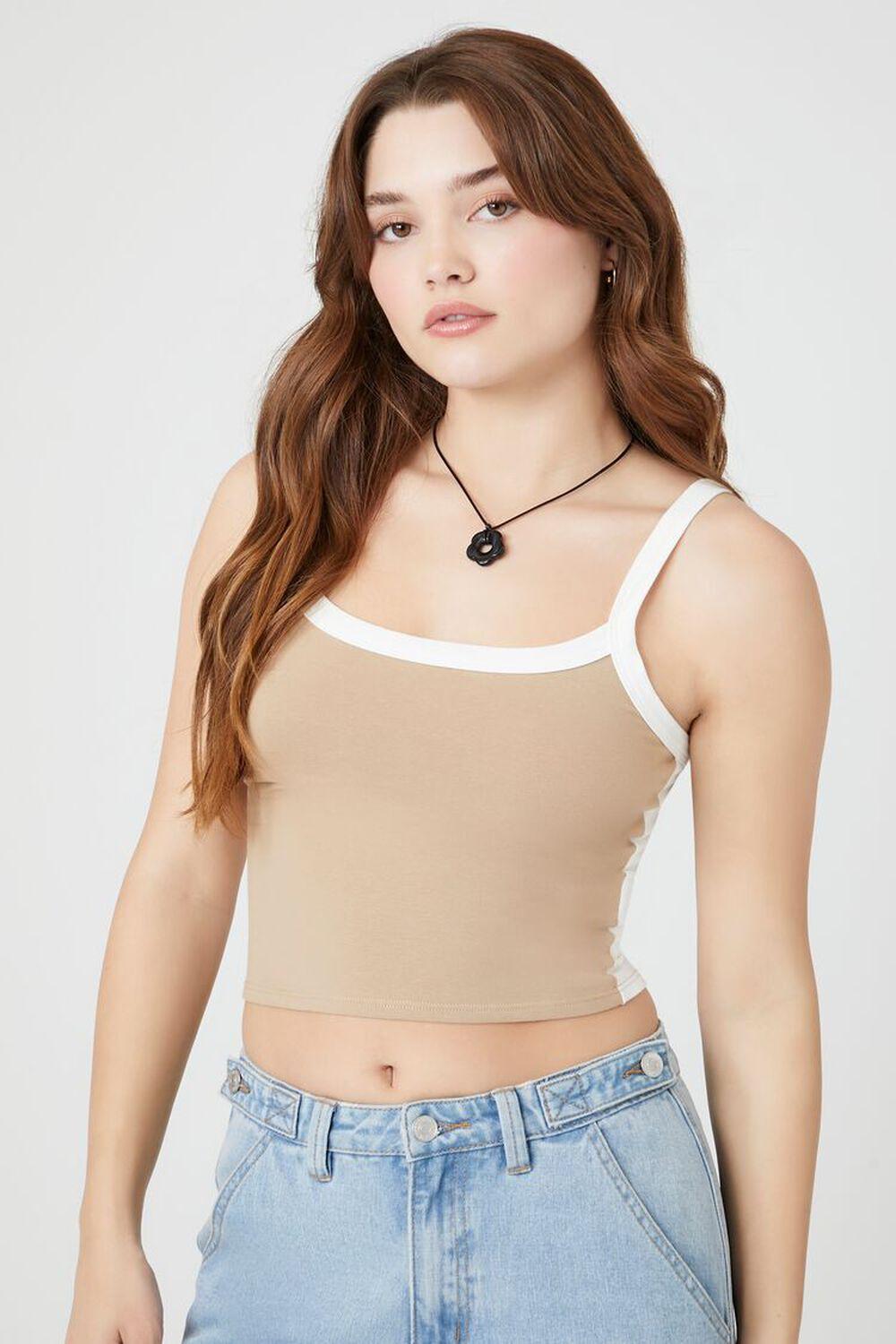 Colorblock Cropped Cami | Forever 21 Product Image