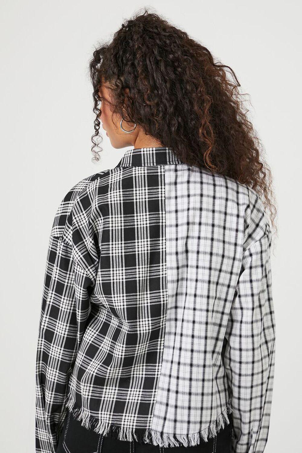 Cropped Plaid Flannel Shirt | Forever 21 Product Image