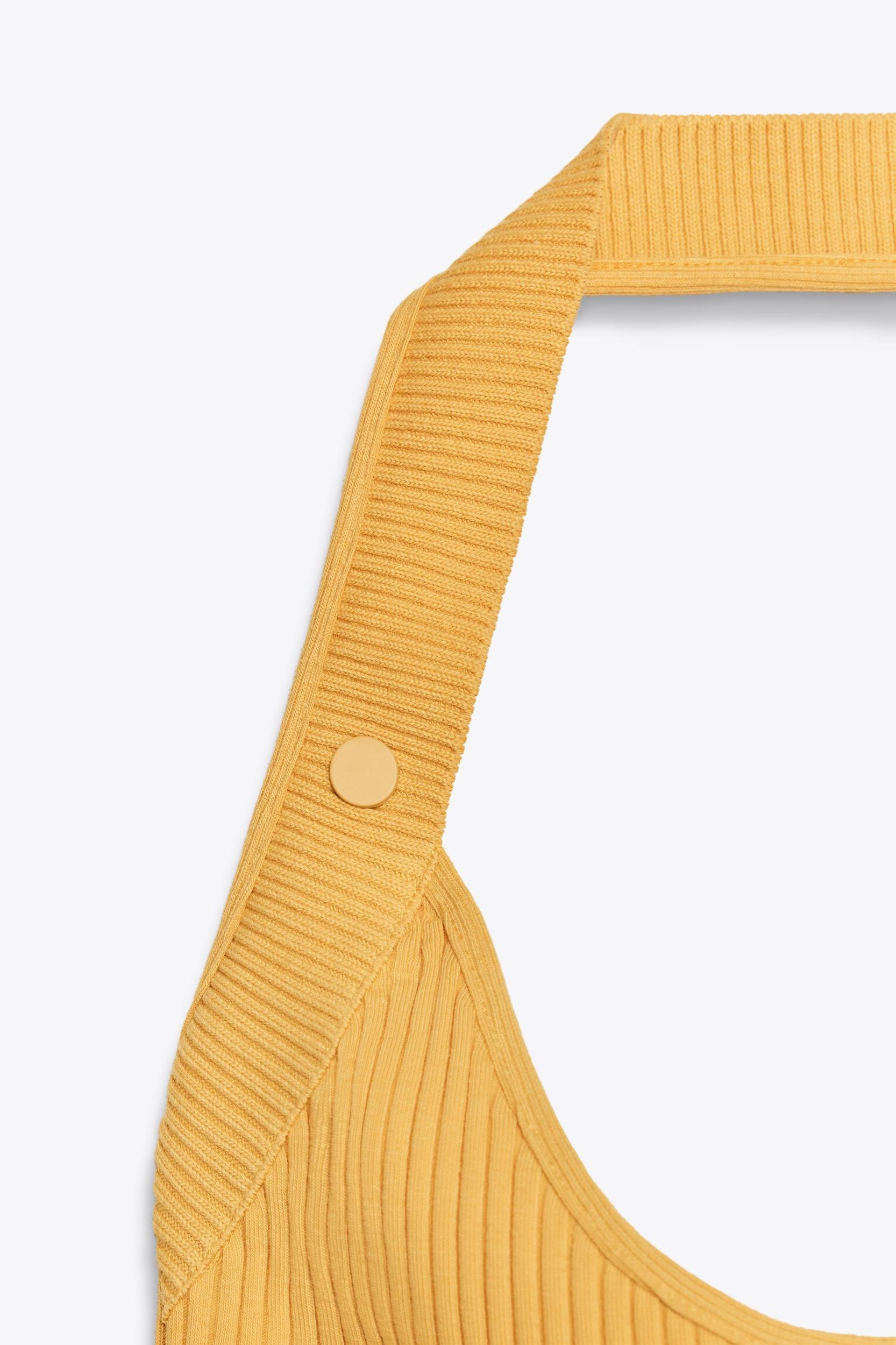 RIBBED HALTER TOP Product Image