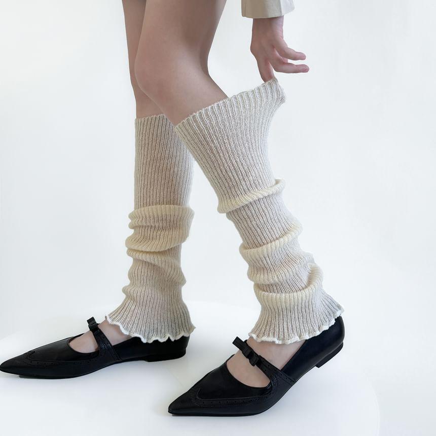 Plain Knit Leg Warmer Product Image