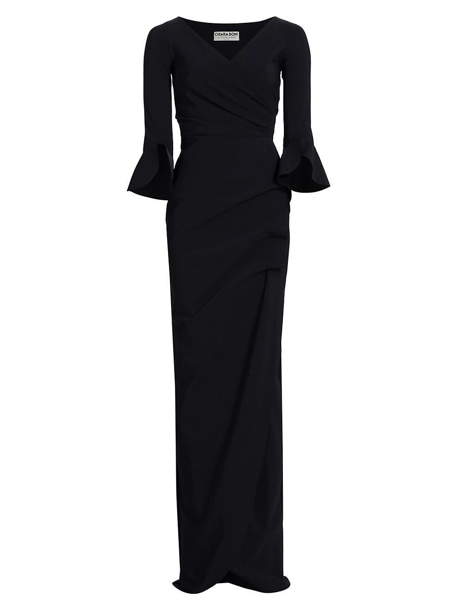 Womens Zalfa Ruched Gown Product Image