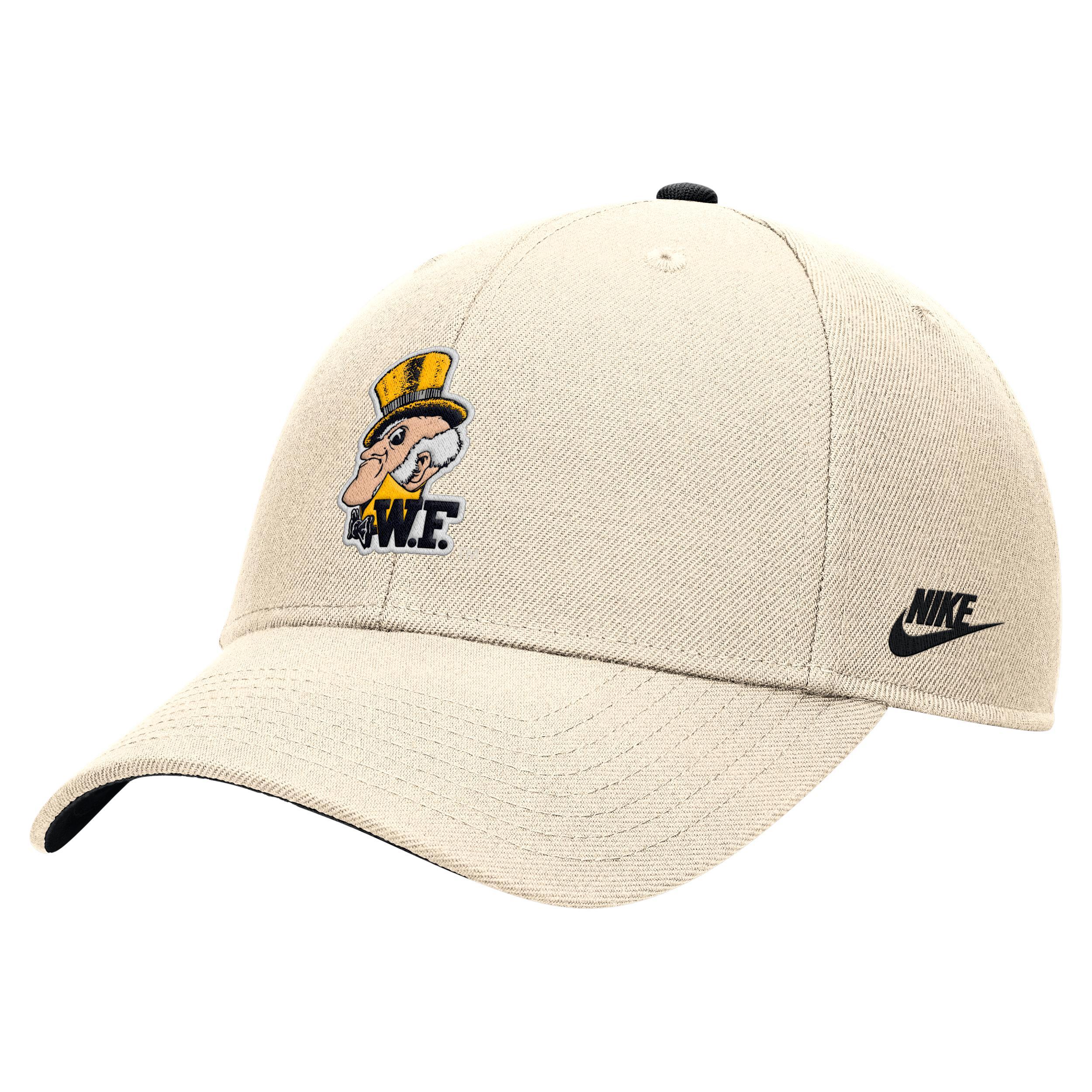 Wake Forest Rise Nike Unisex College Adjustable Cap | C11528WKFU-NAT Product Image