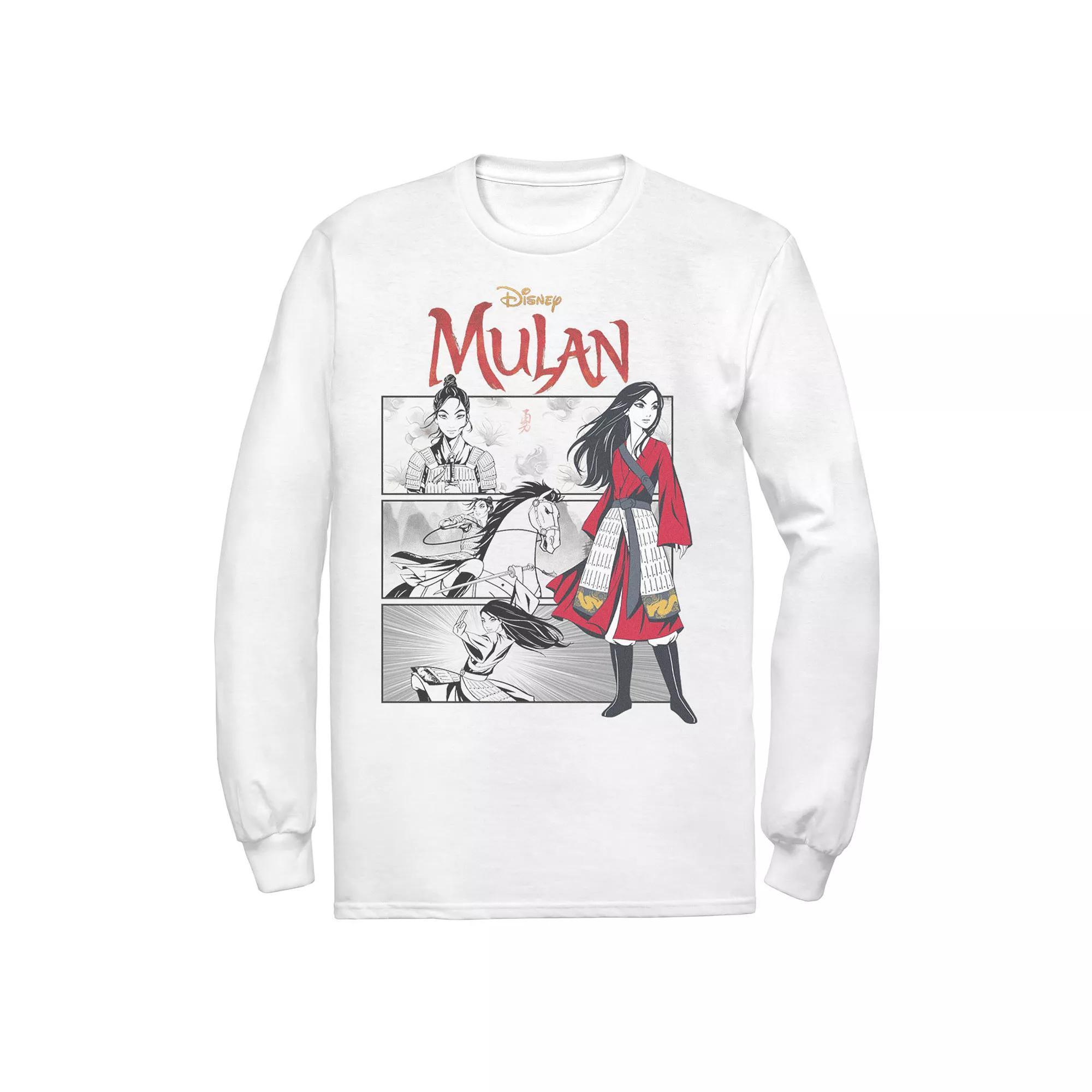 Men's Disney Mulan Comic Panels Tee,  Product Image