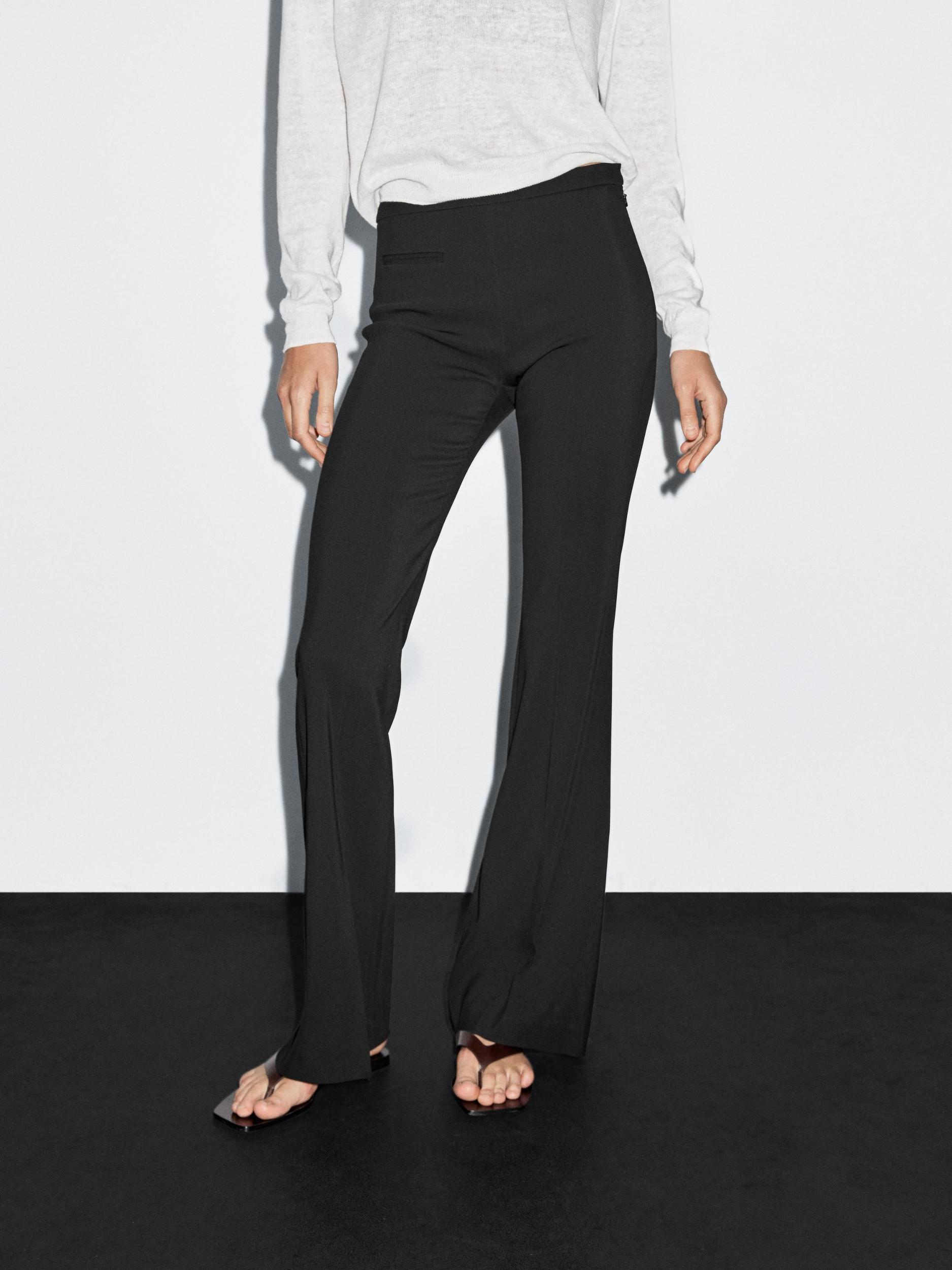 Flared trousers with pocket Product Image