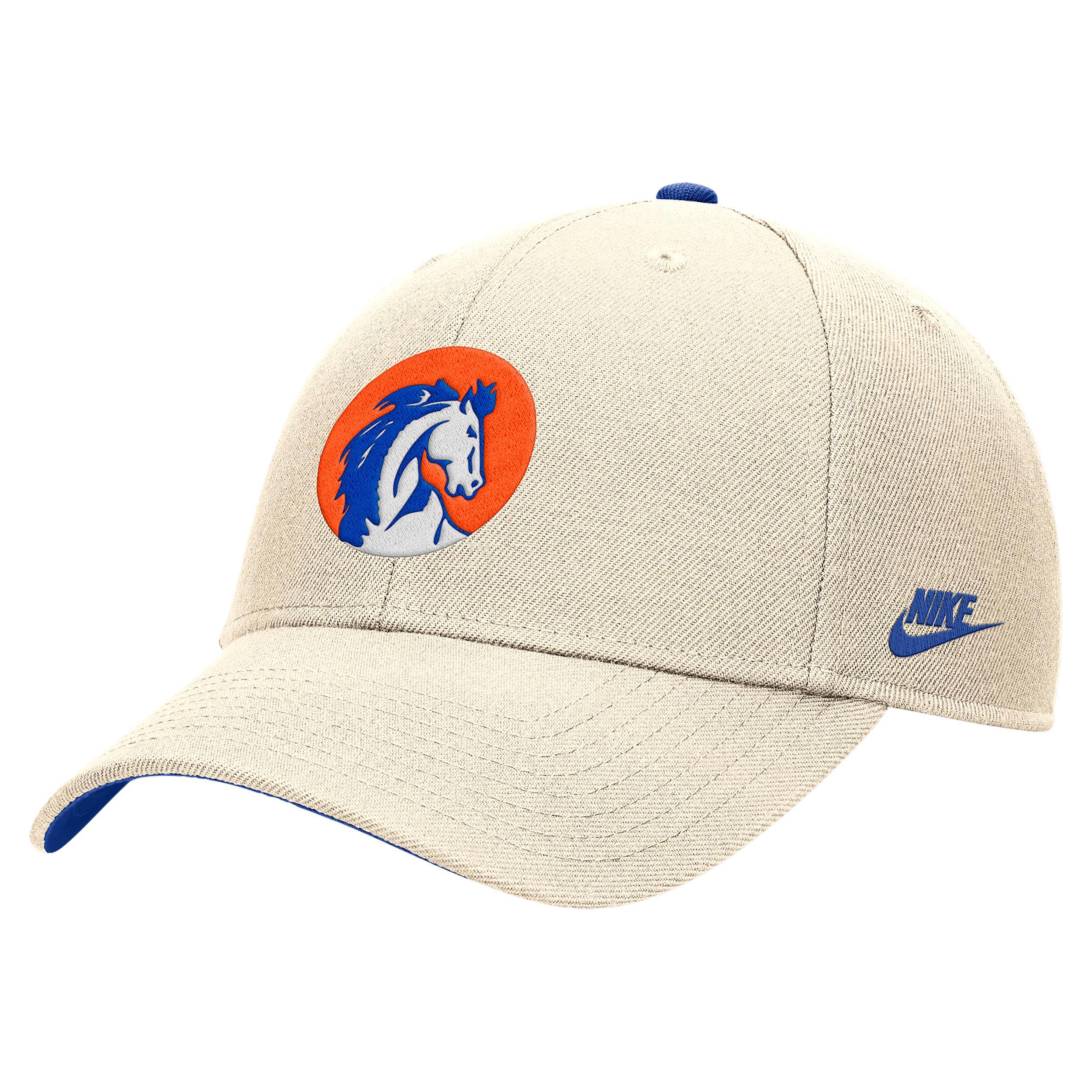 Boise State Rise Nike Unisex College Adjustable Cap | C11528BOIS-NAT Product Image