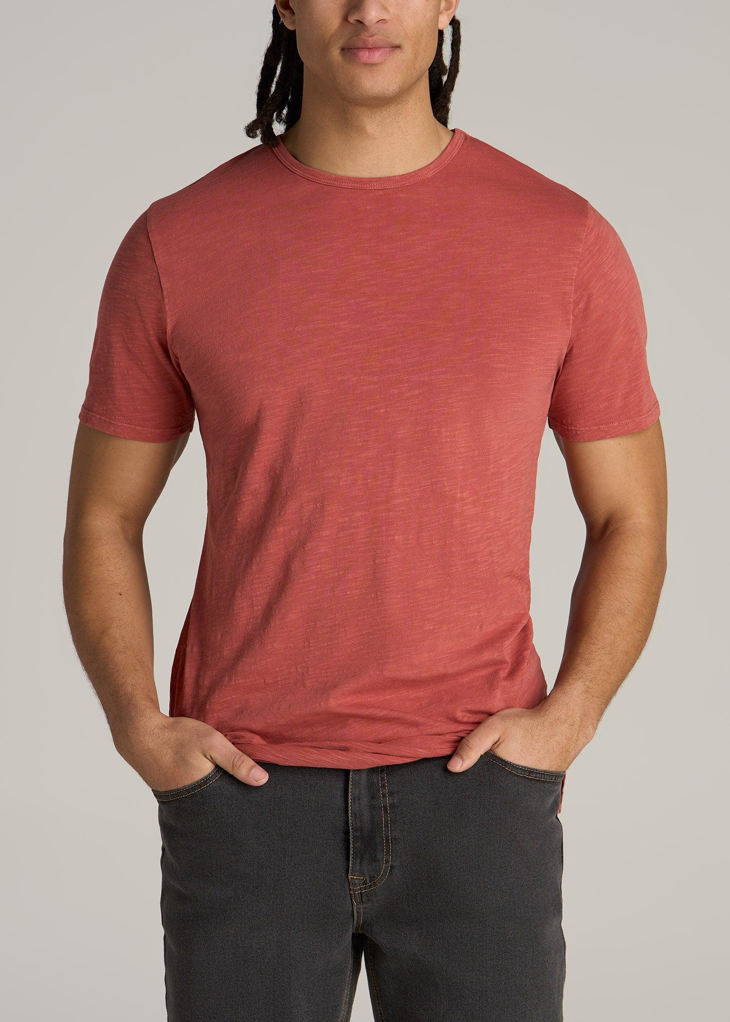 REGULAR-FIT Slub Tee in Charcoal - Tall Men's Shirts Product Image