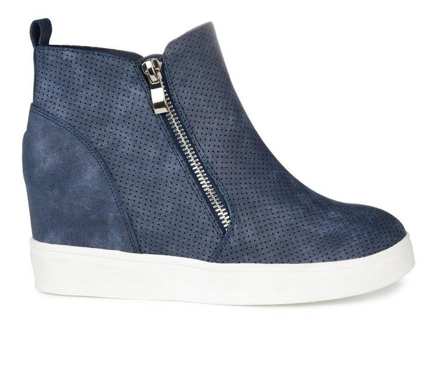 Women's Journee Collection Pennelope Wedge Sneakers Product Image