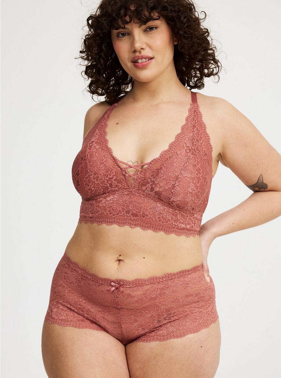 Lightly Lined Lace Bralette Product Image