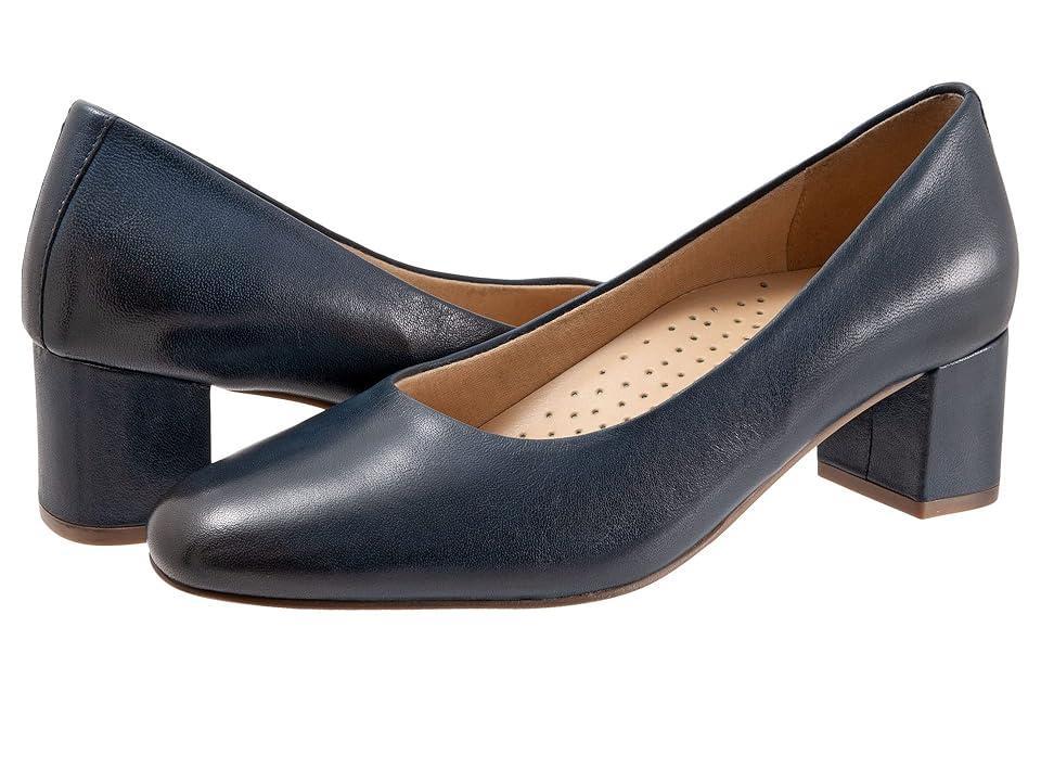 Trotters Daria Leather Block Heel Pumps Product Image