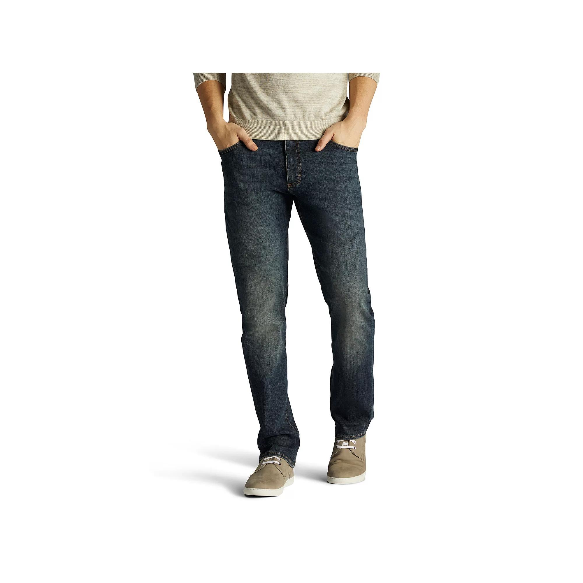 Big & Tall Men's Lee® Extreme Motion Straight Fit Jeans, Size: 52X30, Maverick Product Image