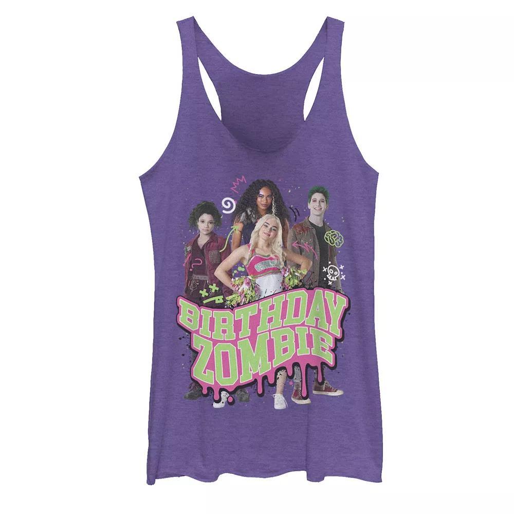Disney's ZOMBIES Juniors' Zombies Group Shot "Birthday Zombie" Graphic Tank Top, Girl's,  Product Image