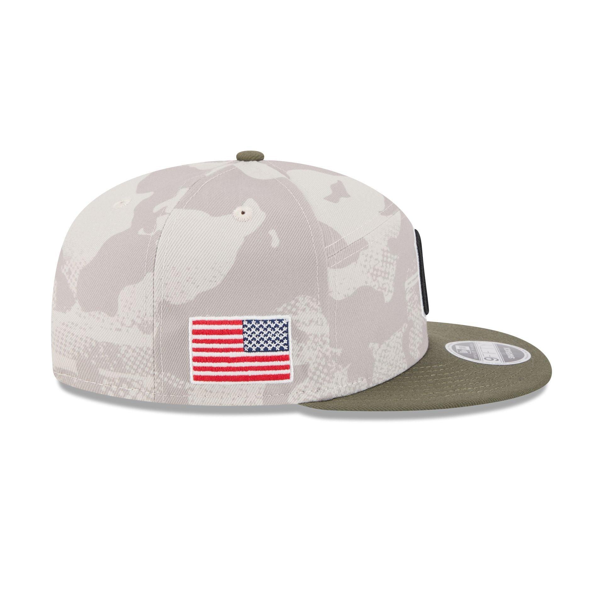 Arizona Diamondbacks Armed Forces Day 2025 Split Panel 9FIFTY Snapback Hat Male Product Image