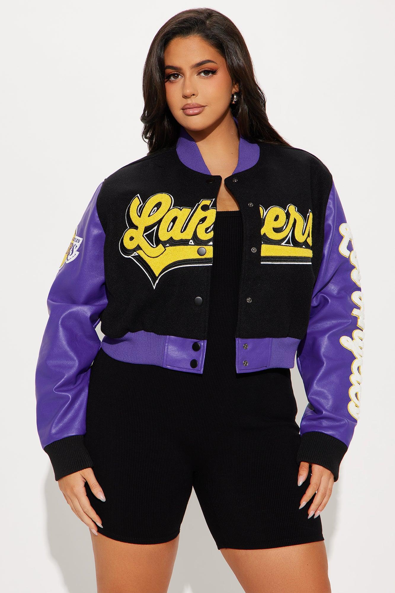 Lakers Legacy Bomber Jacket - Black Product Image