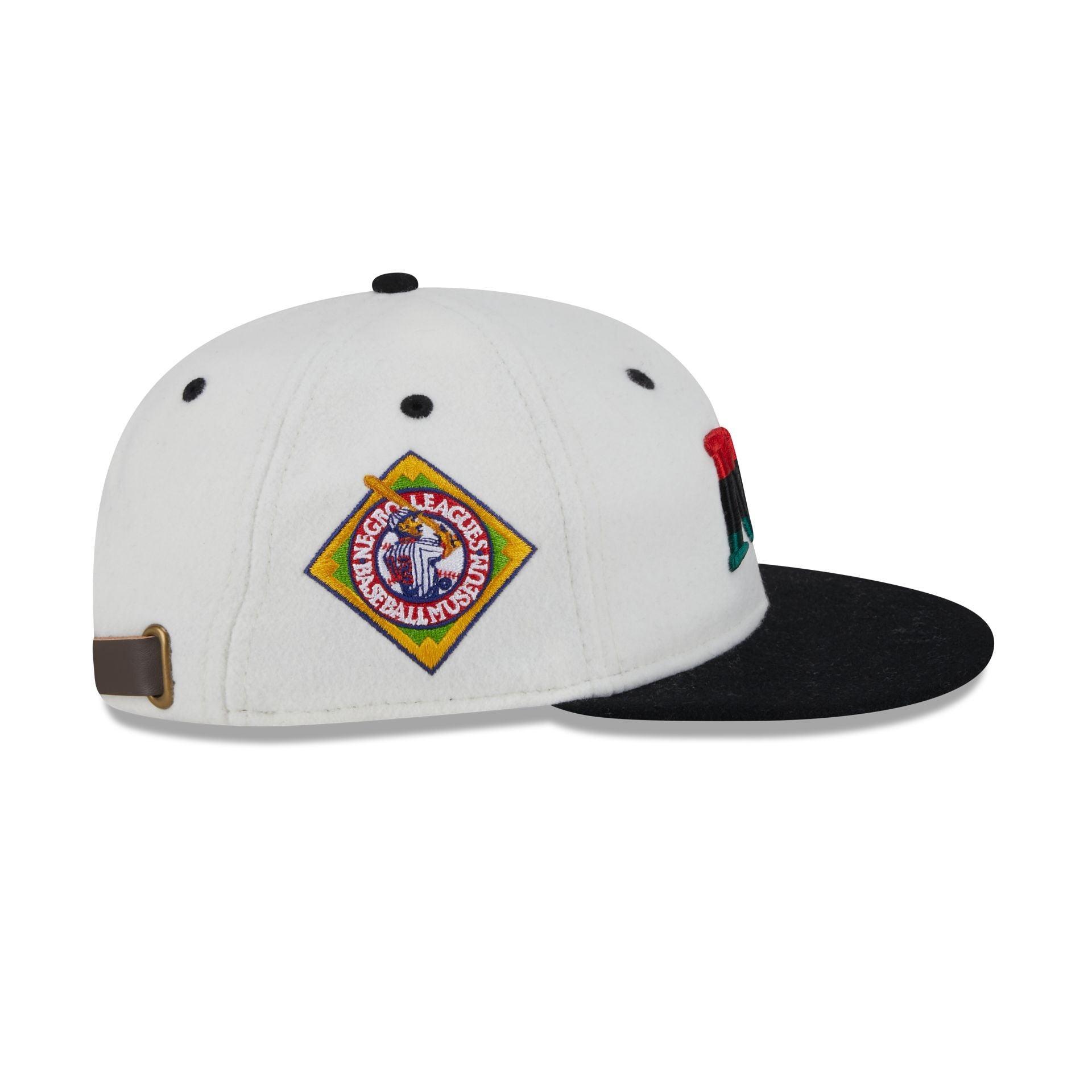 New York Black Yankees Tri Color Retro Crown 9FIFTY Snapback Hat Male Product Image