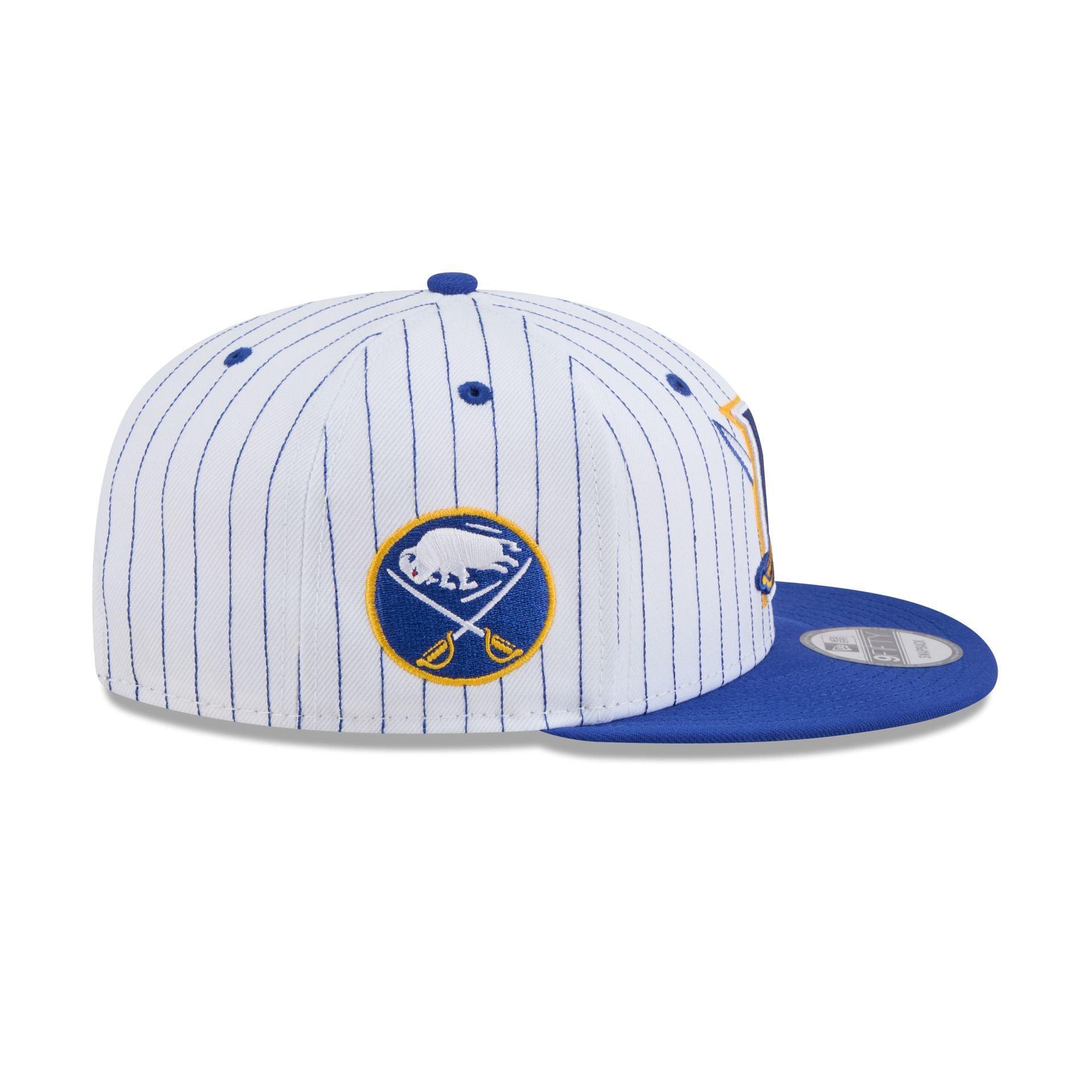 Buffalo Sabres Deceptor Pinstripe 9FIFTY Snapback Hat Male Product Image