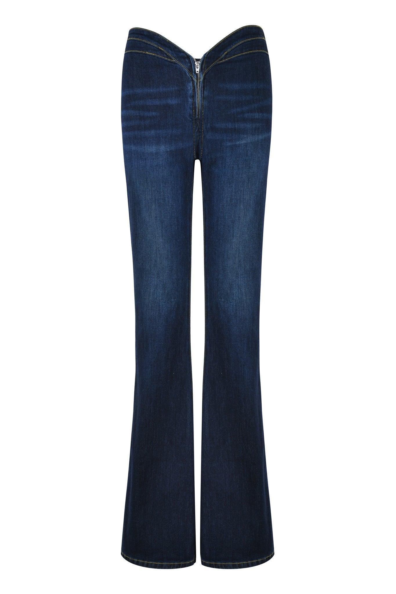 ELLENA JEAN 2.0 - BLUE : DARK WASH Product Image