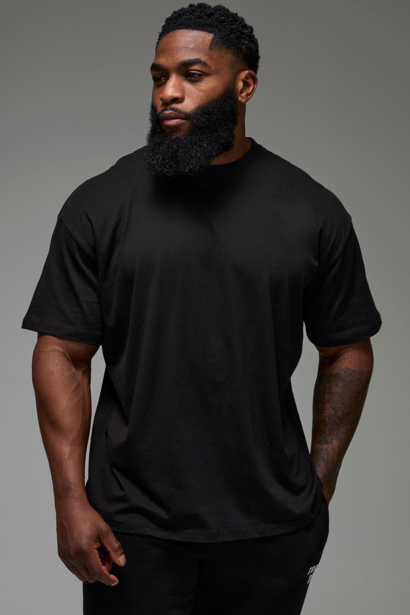 Man Active No Days Off Oversized T-shirt | boohooMAN USA Product Image